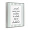 Stupell Industries Bubble Bath Phrase on Stripes Framed Giclee, design by Lettered and Lined